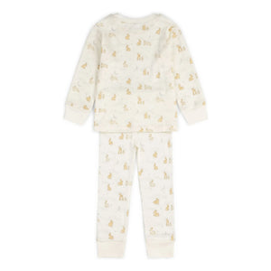 Sleepy Doe - Pijama de conejo de algodón orgánico | Crudo
