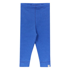 Arsène et Les Pipelettes - Legging de algodón orgánico acanalado | Azul azur