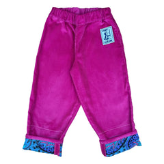 Club Trésor - Candy Evolutive Kadife Pantolon | Pembe