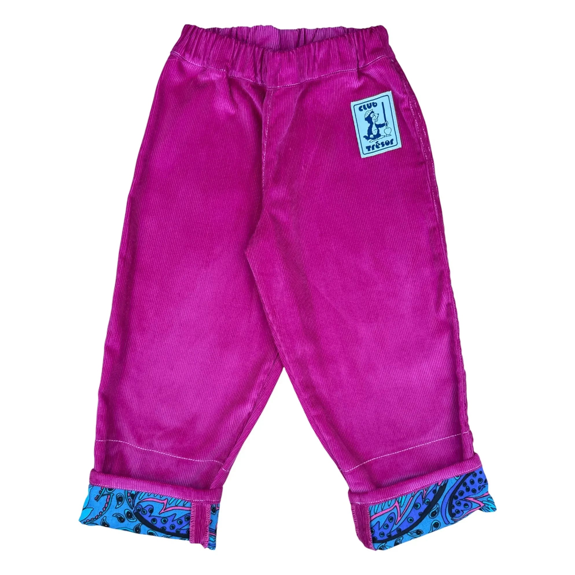 Club Trésor - Candy Evolutive Kadife Pantolon | Pembe