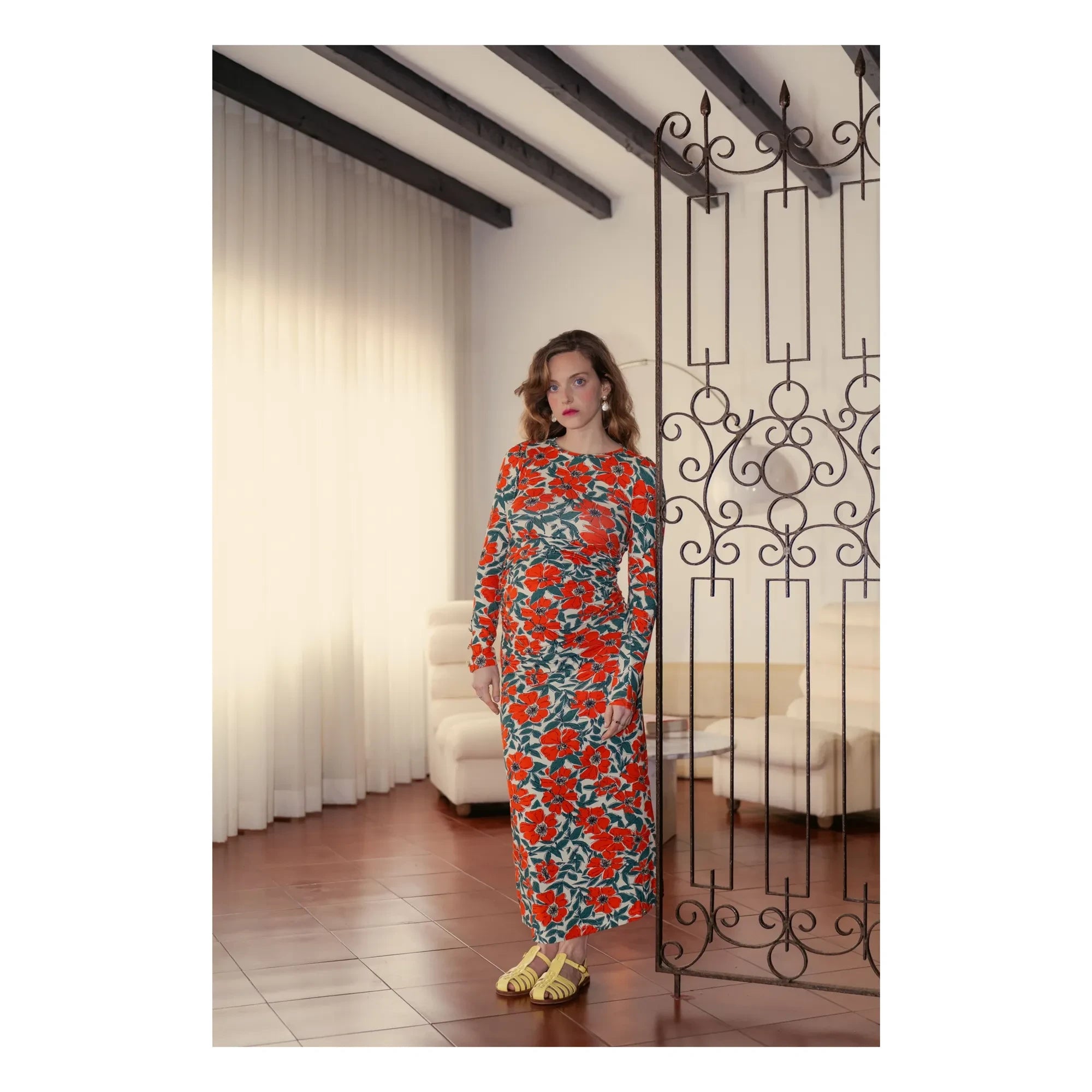 Paloma Collection - Vestido Premamá Thelma Poppy | Rojo