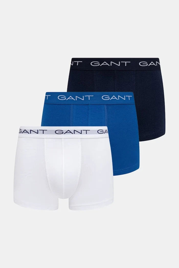 Gant bóxer de hombre de algodón y elastano, ajuste ceñido, paquete de 3