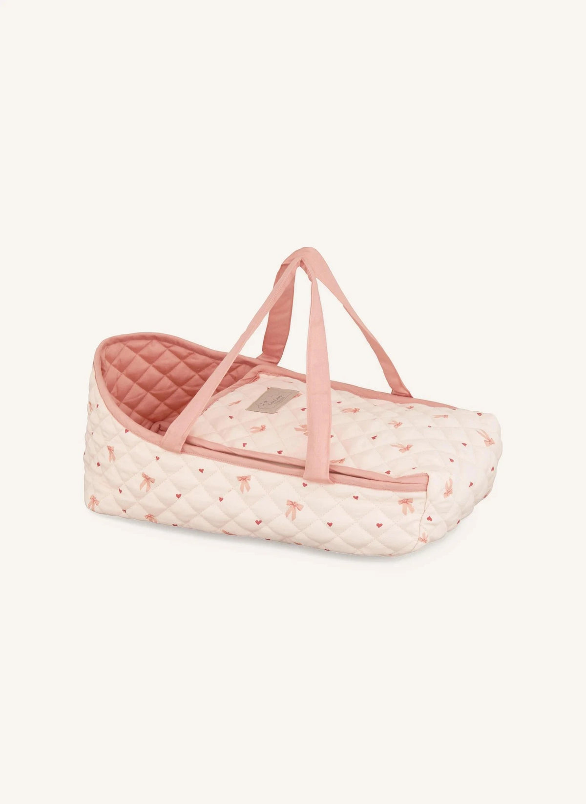Cam Cam - Rosa | Cesta para bebé con lazo