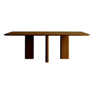 Gabrielle Paris - Mesa de comedor rectangular, acabado Teak Joe | Teca