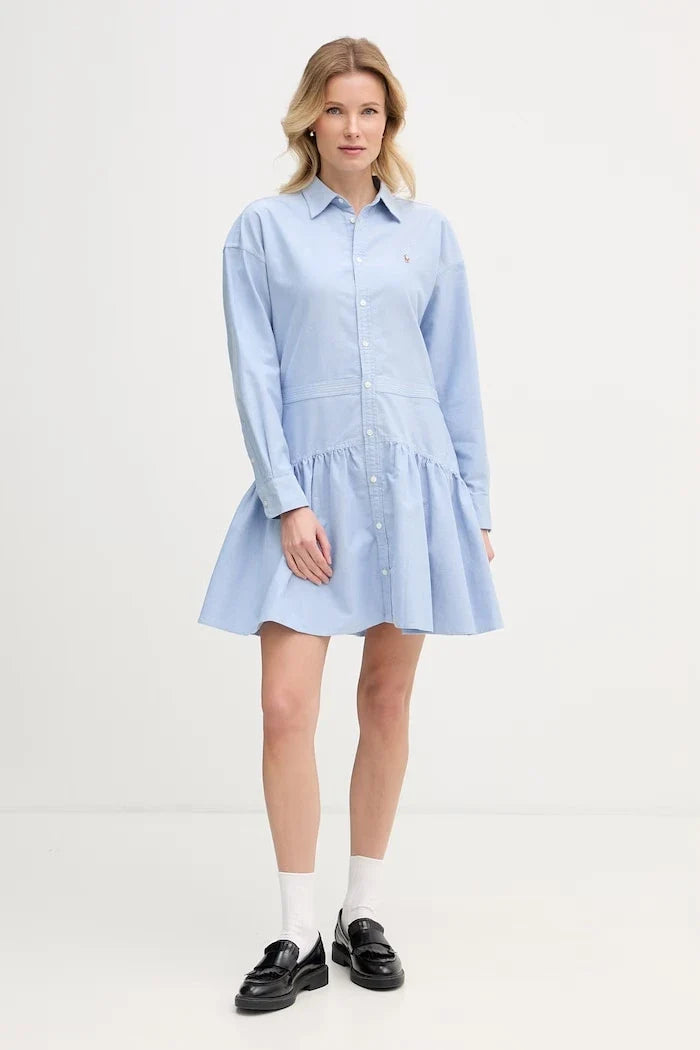 Vestido camisero de algodón Polo Ralph Lauren