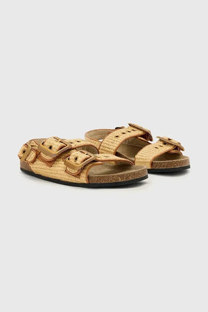AllSaints Staffa Raffia Sandal para mujer