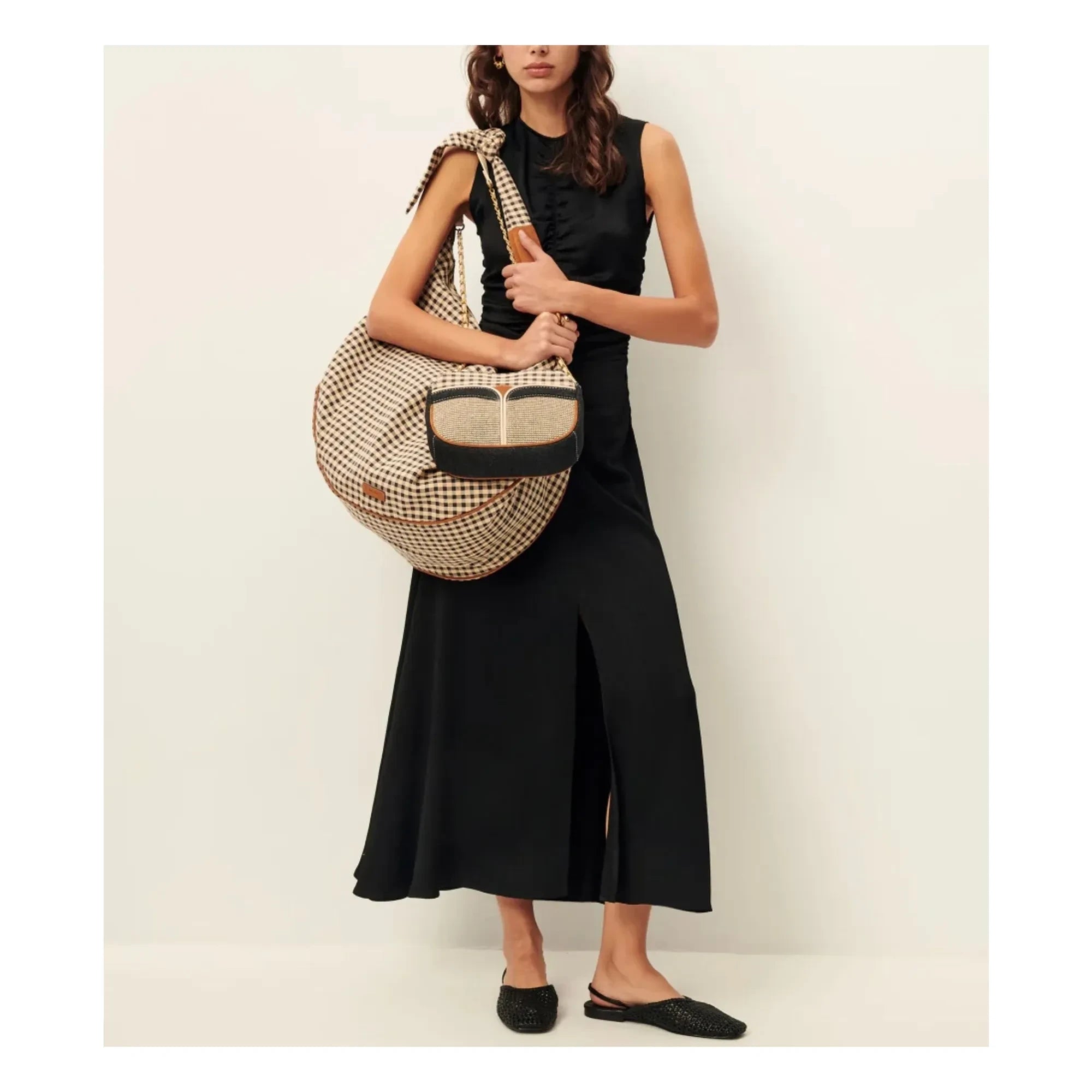Sessùn - Sandalias de piel Vana | Negro