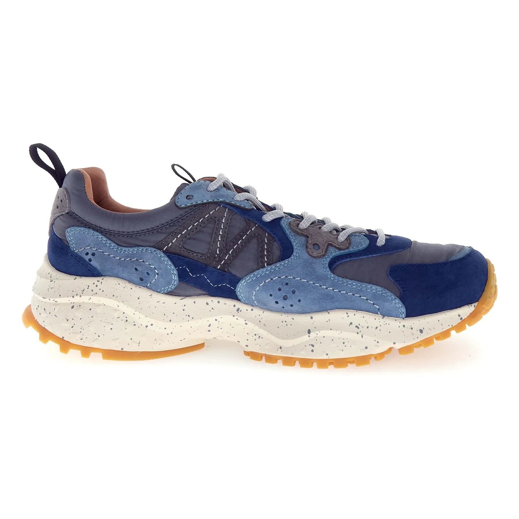 Flower Mountain - Zapatillas de ante y nailon Solin | Azul