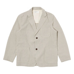 Universal Works - Chaqueta a rayas tipo Derby | Gris