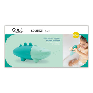 Quut - Juguete de baño Squeezi Croco | Verde