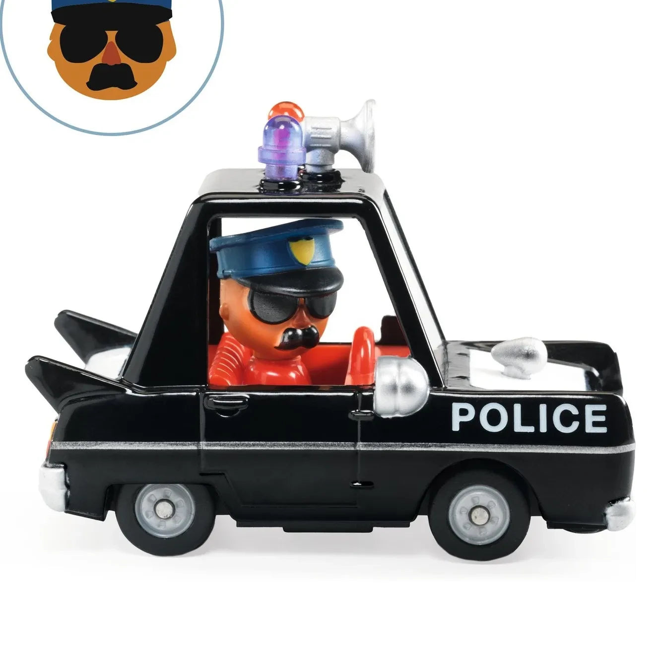 Djeco - Crazy Motors - Acele Polis Arabası