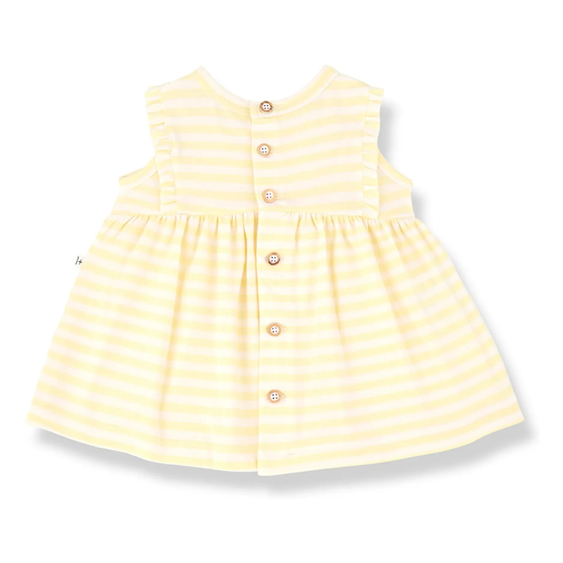 1+ in the family - Vestido de rayas Valentina | Amarillo pálido