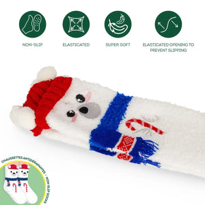 Legami - Calcetines de Navidad para Niños Oso Polar - ¡Un Ajuste Perfecto!