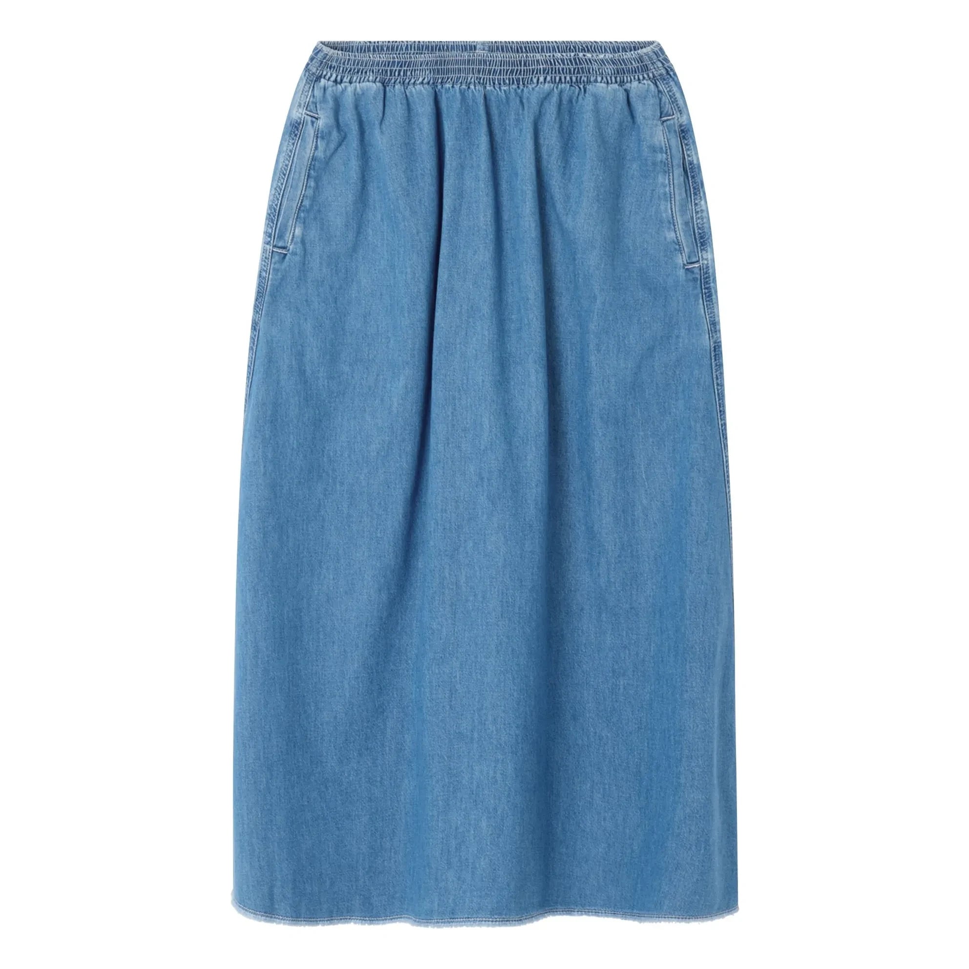 American Vintage - Izeway Falda de algodón | Azul