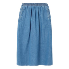 American Vintage - Izeway Falda de algodón | Azul