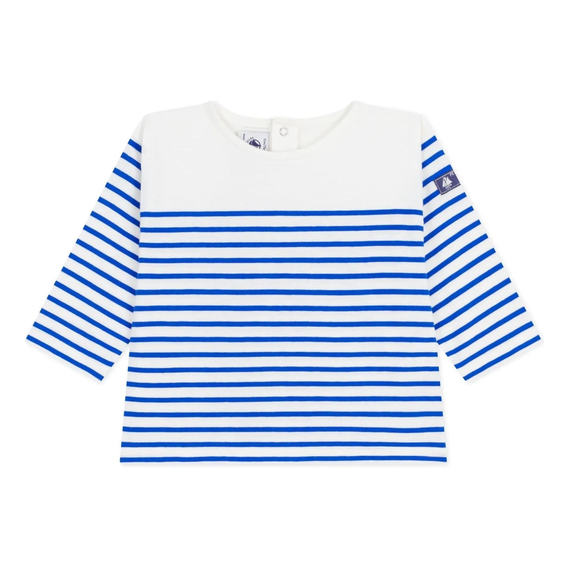 Petit Bateau - Camiseta marinera | Blanco