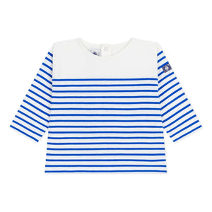 Petit Bateau - Camiseta marinera | Blanco
