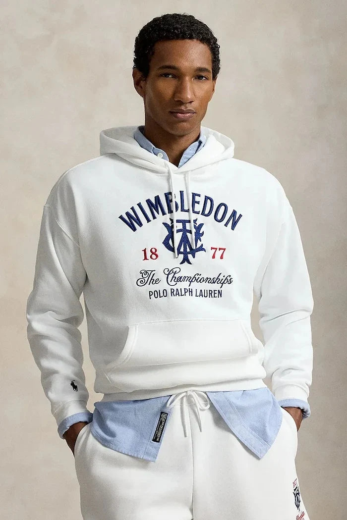 Sudadera con capucha de algodón para hombre Polo Ralph Lauren Wimbledon