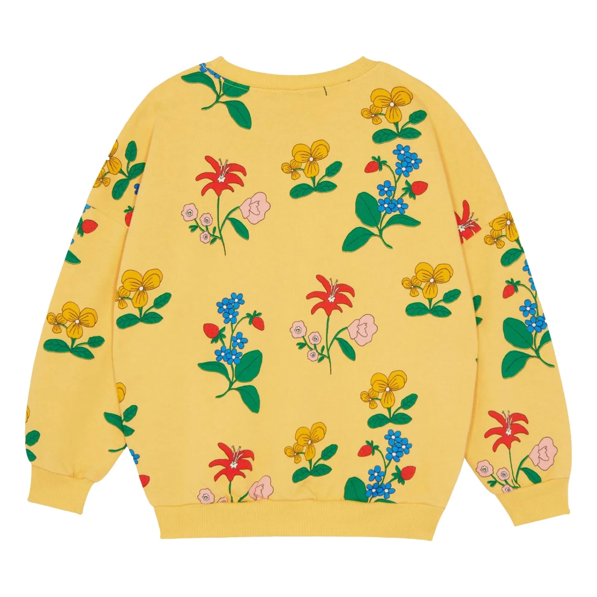 The Campamento - Sudadera con flores | Amarillo