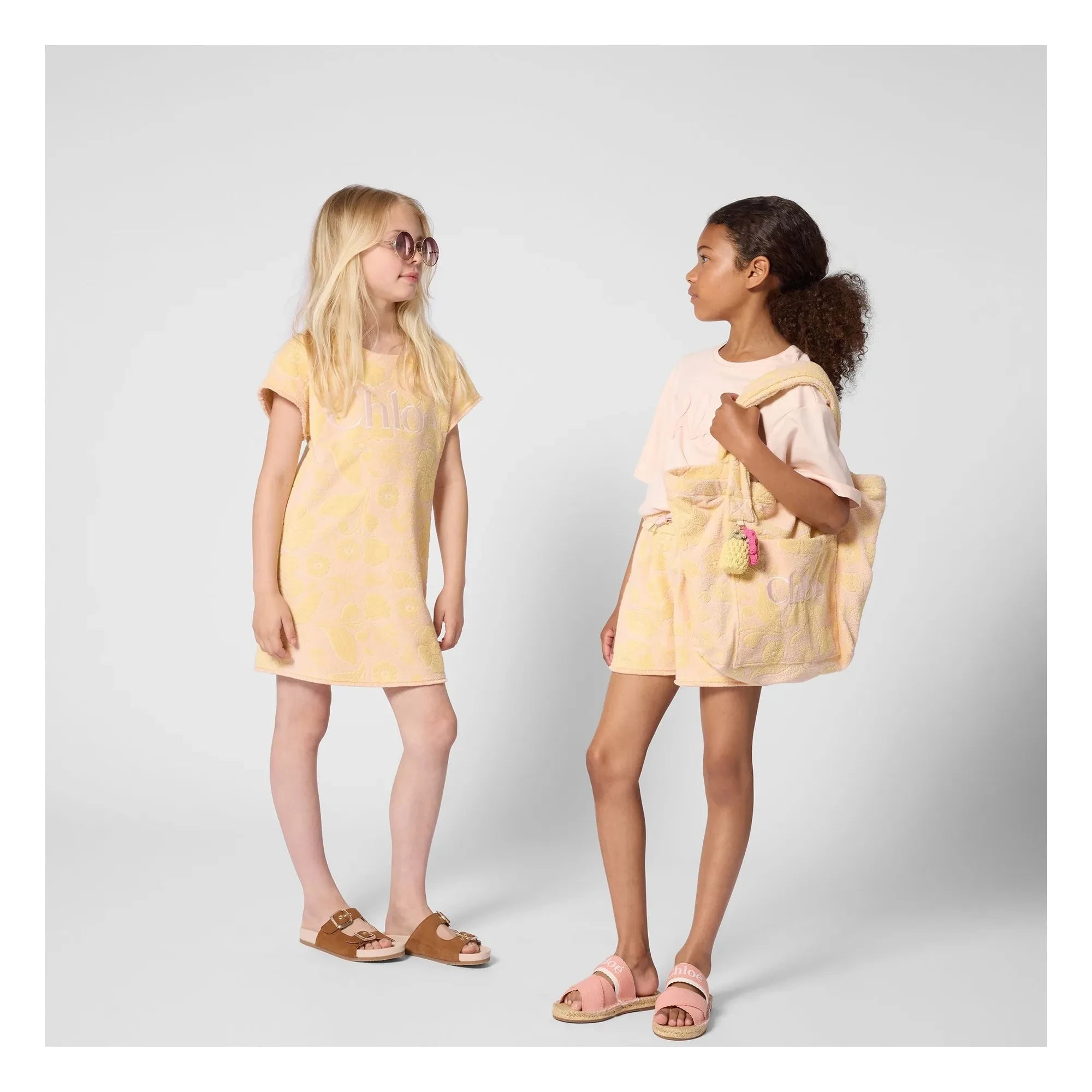 Chloé - Bolso de esponja jacquard | Melocotón