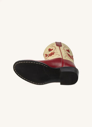 Bootstock - Botas vaqueras Bloom | Rojo