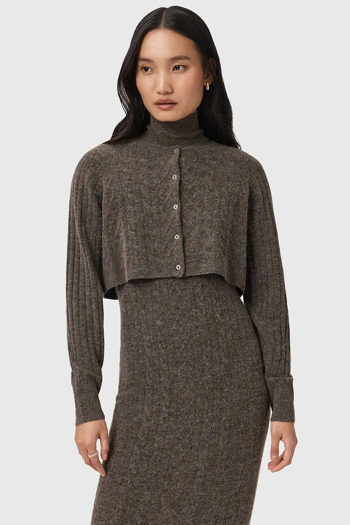 Vestido y cárdigan de lana AllSaints
