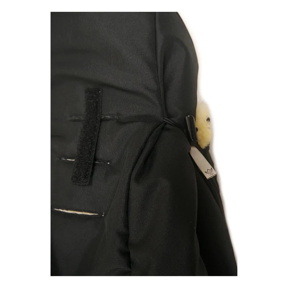 Kaiser - Saco de piel de oveja prémium para pies | Negro