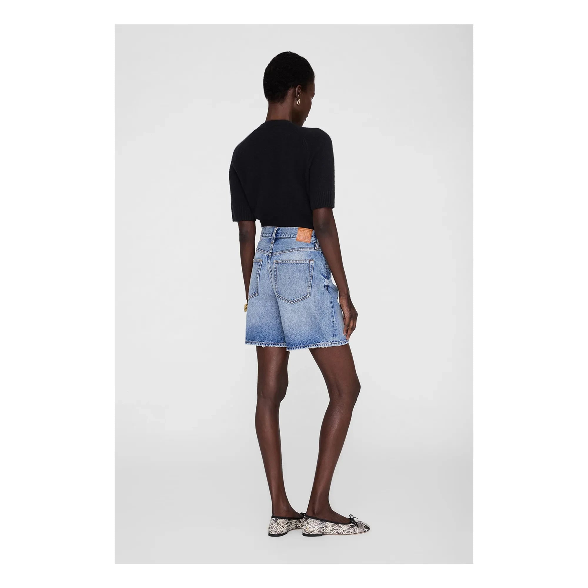 Anine Bing - Pantalón corto Heath | Azul