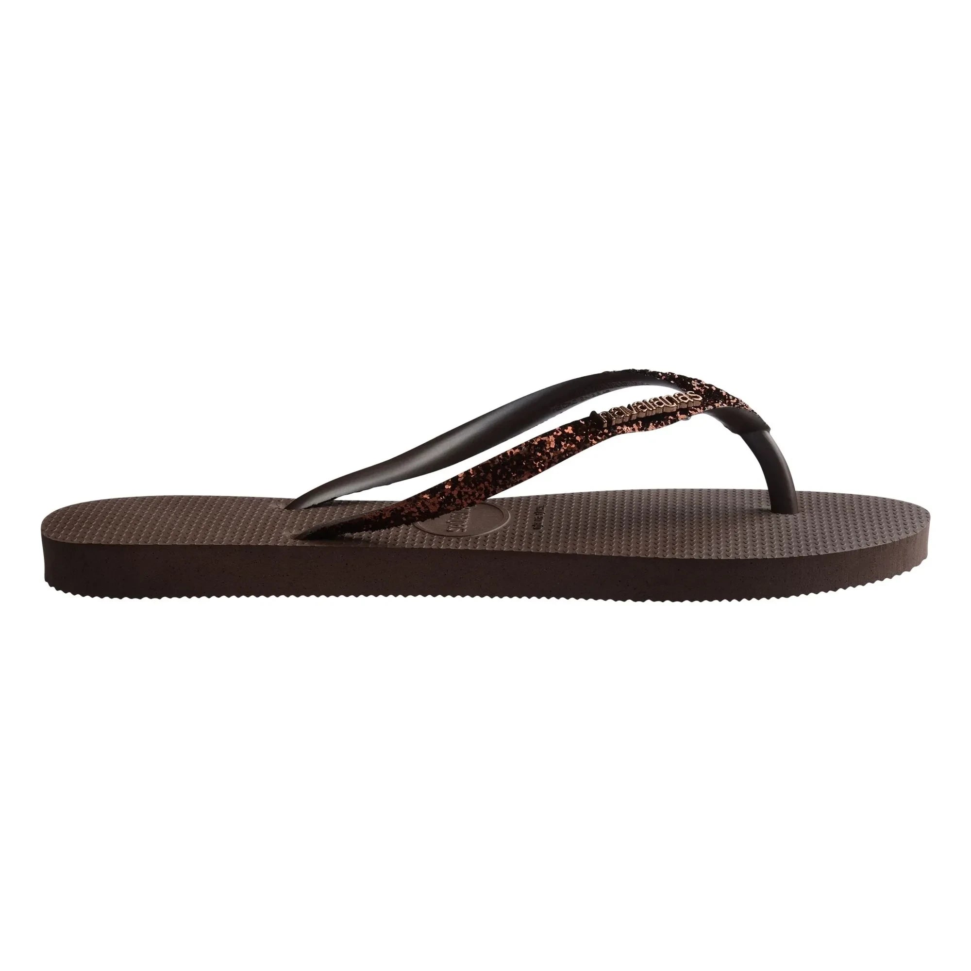 Havaianas - Chanclas Slim Glitter | Chocolate