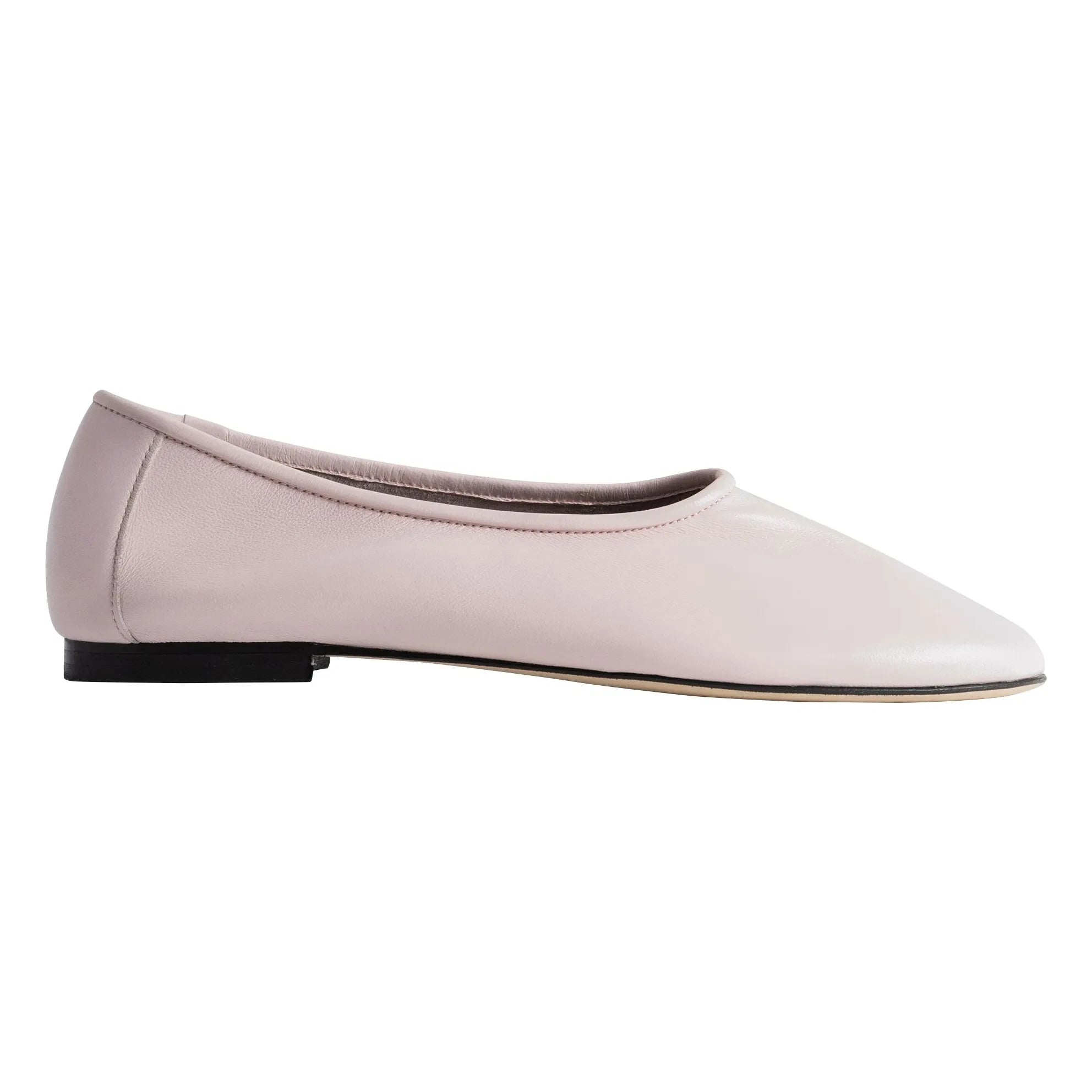 BY FAR - Zapatos Planos Prudence de Piel | Rosa Claro