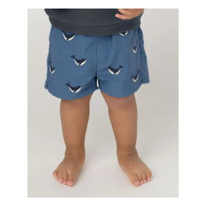Donsje - Wangu Whale Shorts Fibras Recicladas | Azul