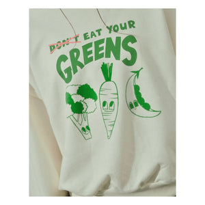 Sudadera Gingersnaps - Serena Eat Your Greens | Blanco