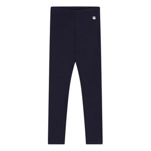 Petit Bateau - Leggings Funeo de algodón orgánico | Azul Marino