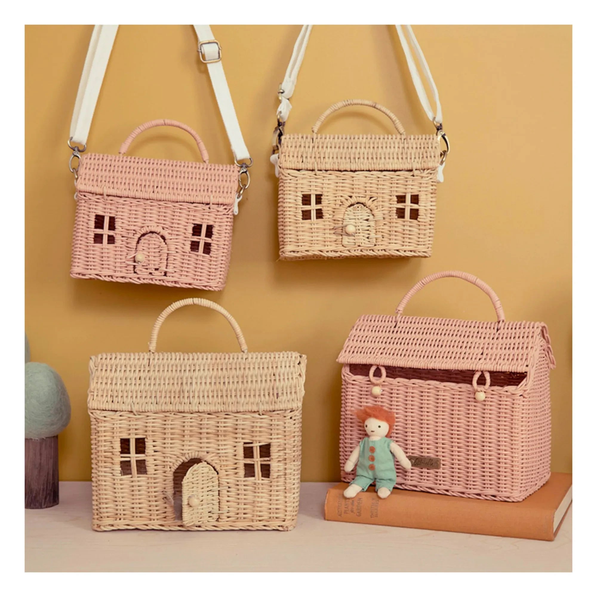 Olli Ella - Bolsa de mimbre Casa