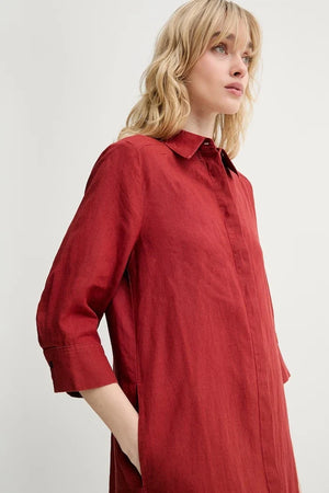 Vestido camisero de lino Marc O'Polo