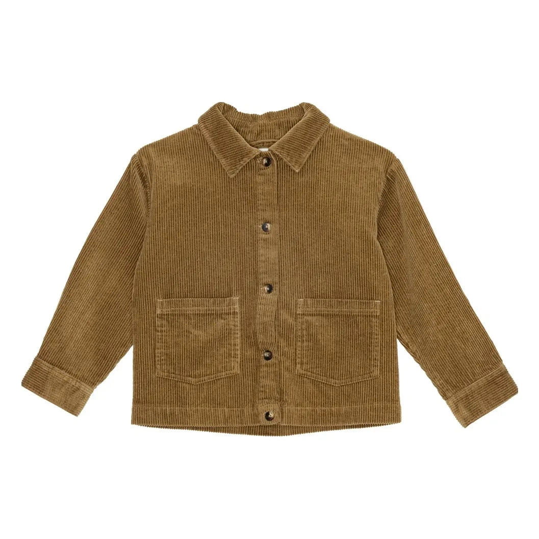 brunobruno nation - Sena Organik Pamuk Kadife Overshirt | Hardal