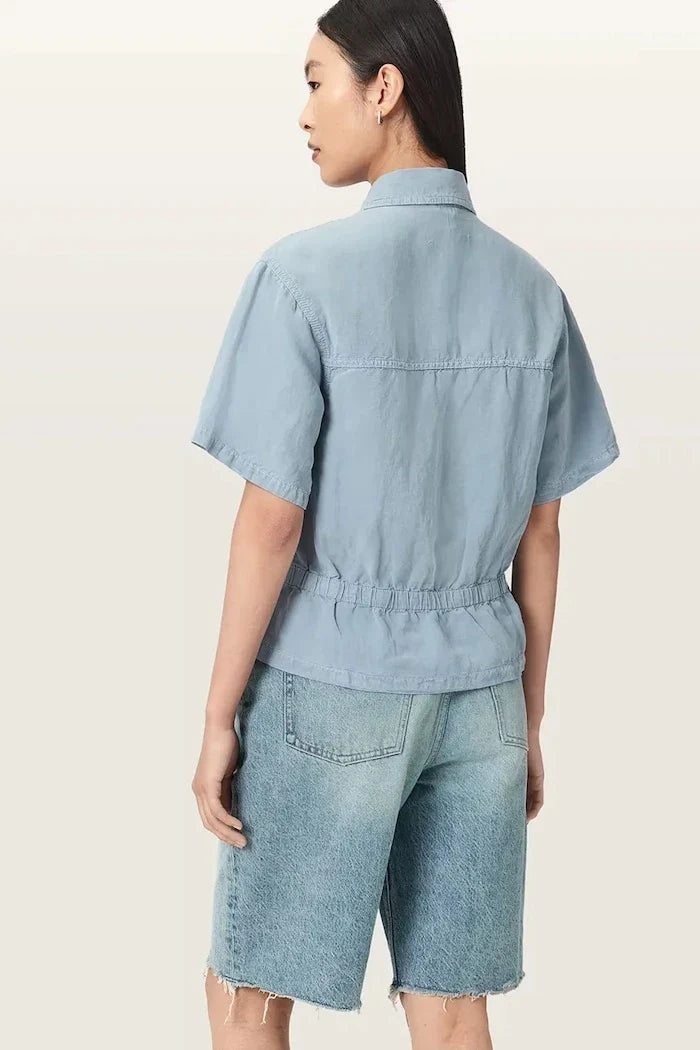 Camisa de lino para mujer AllSaints TOVE