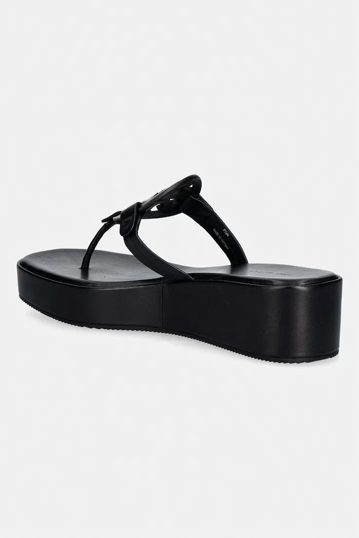Chanclas de cuña Miller de piel para mujer de Tory Burch