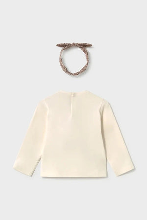 Blusa de Mayoral de manga larga de algodón y elastano para niños