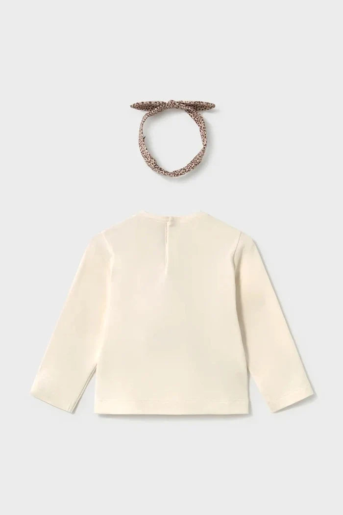 Blusa de Mayoral de manga larga de algodón y elastano para niños