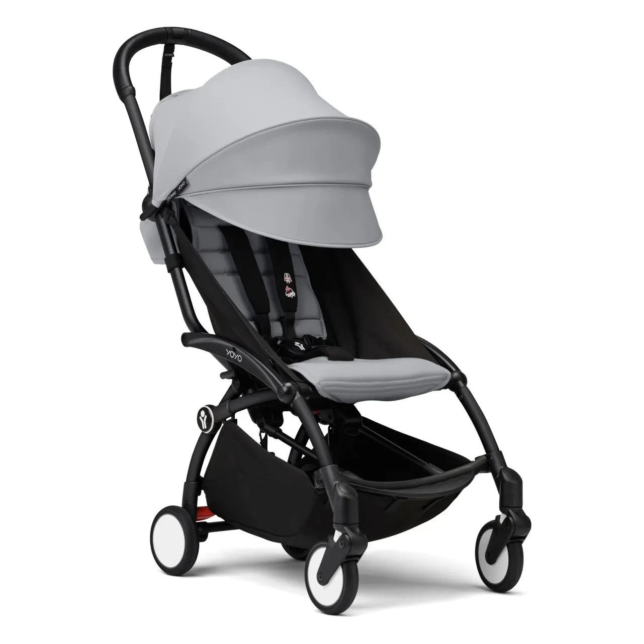 Stokke® - Cochecito YOYO³ completo 0+ y 6+ Chasis negro | Piedra
