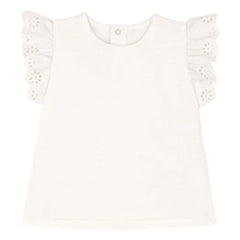 Petit Bateau - Camiseta calada | Blanco