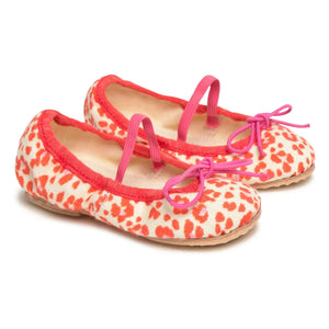 Cozmo - Bailarinas de leopardo para bebé Minue | Rojo