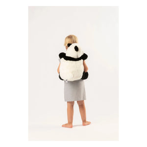 Wild & Soft - Mochila panda | Negro/Blanco