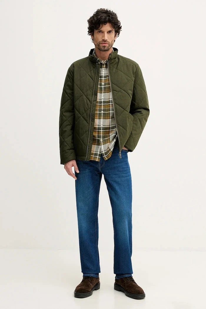 Camisa de algodón Barbour Malham