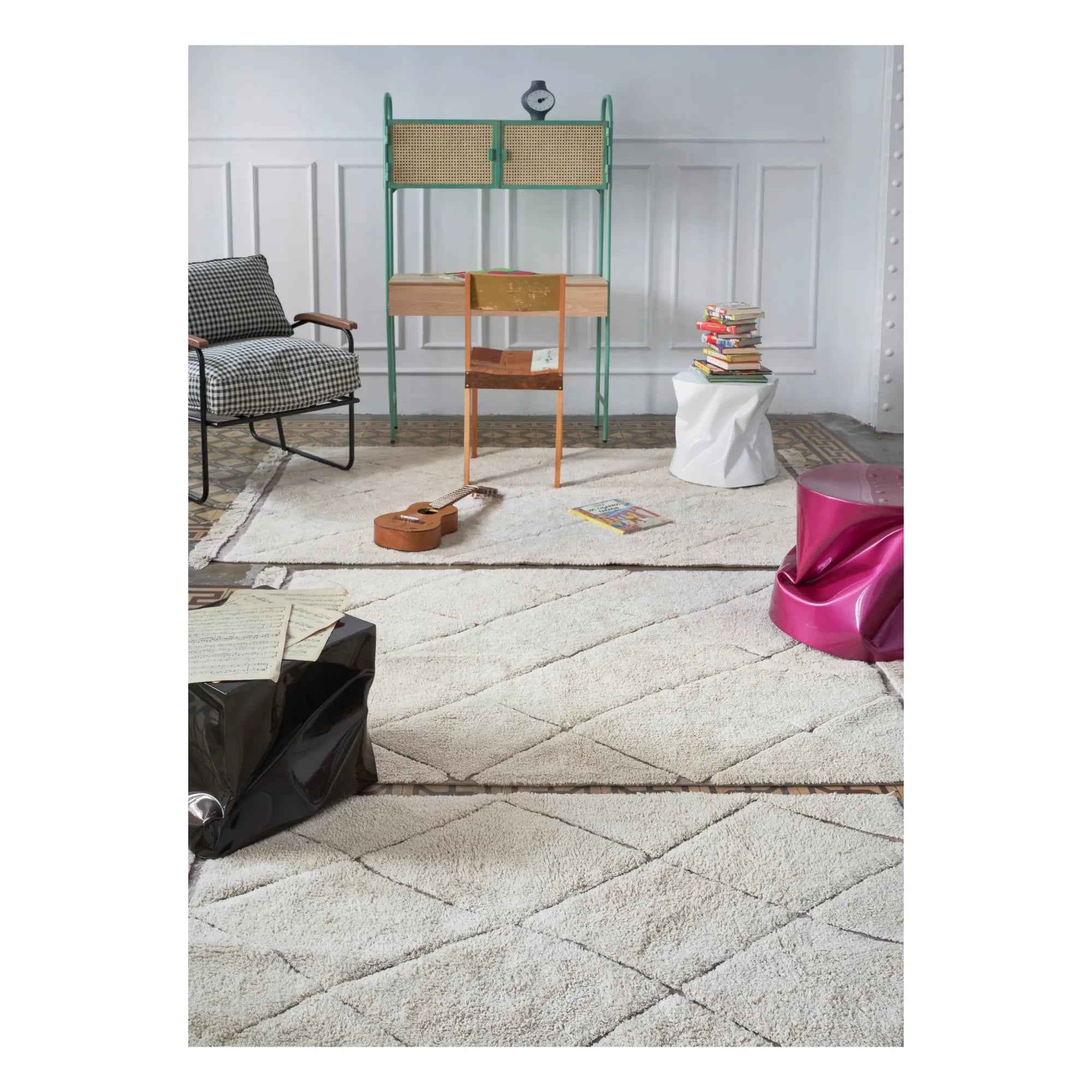 Lorena Canals - Alfombra Bereber RugCycled | Crudo