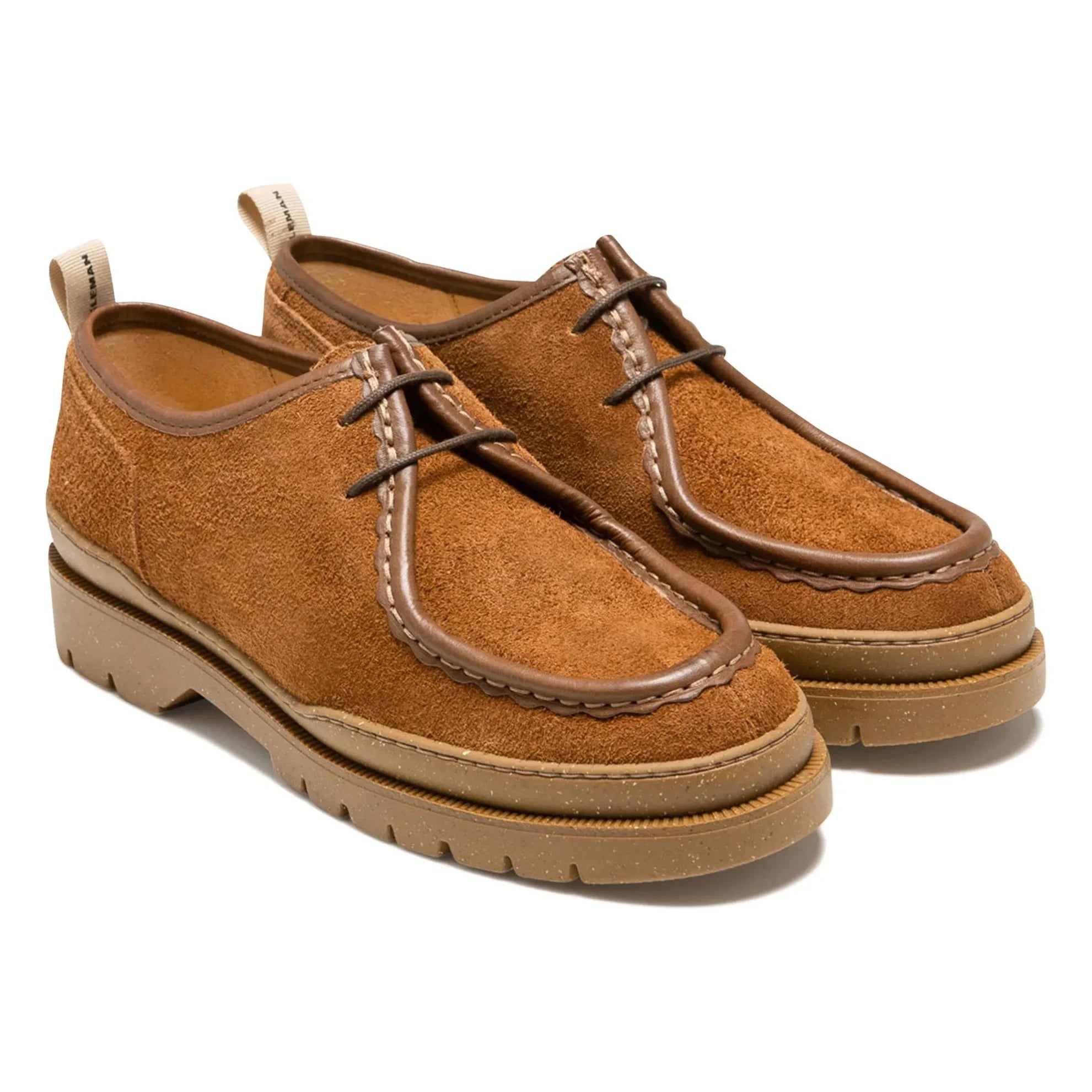 Kleman - Zapatos Derby Major VP OAK 2 Velours | Marrón