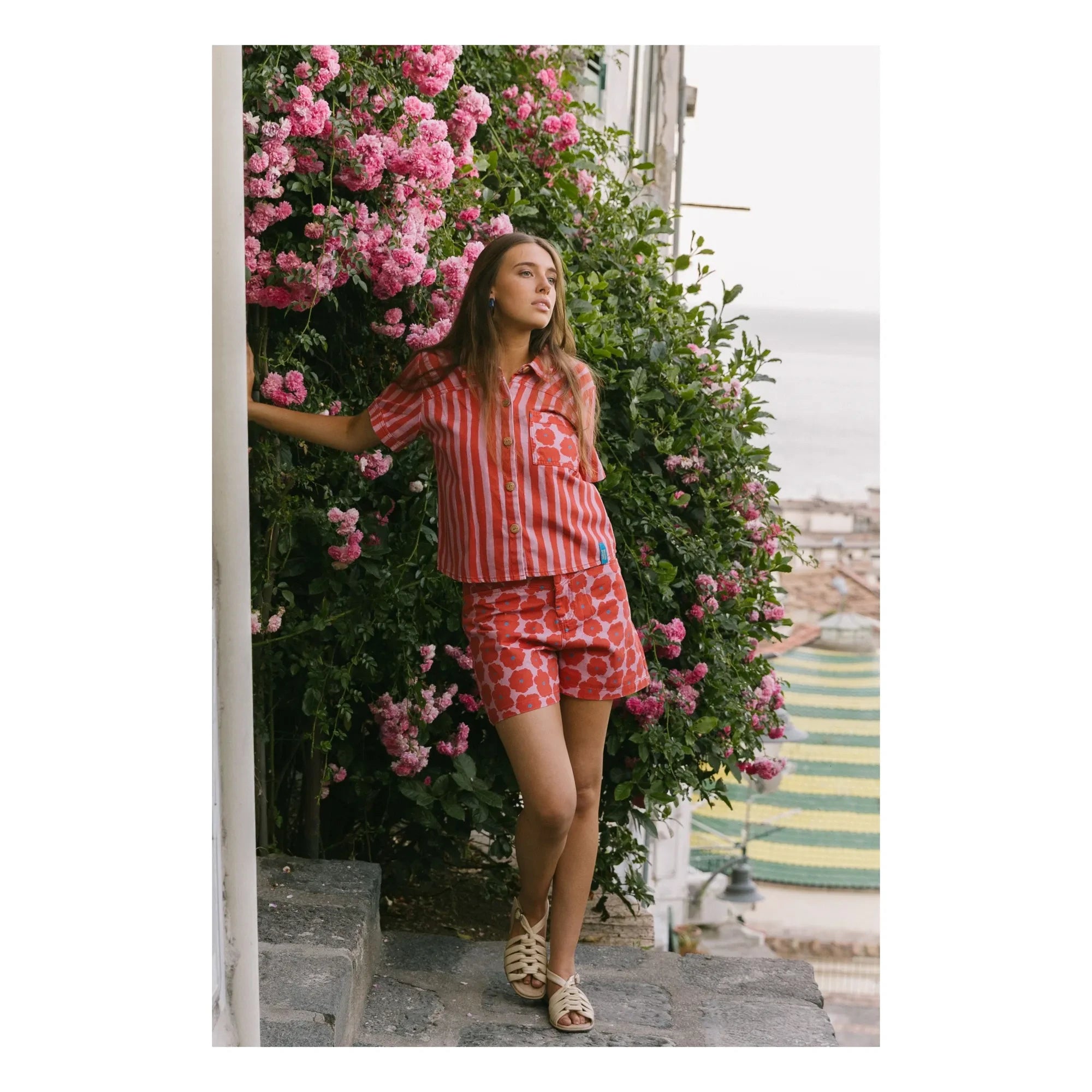 Favorite People - Camisa de rayas de la colección de mujer | Roja