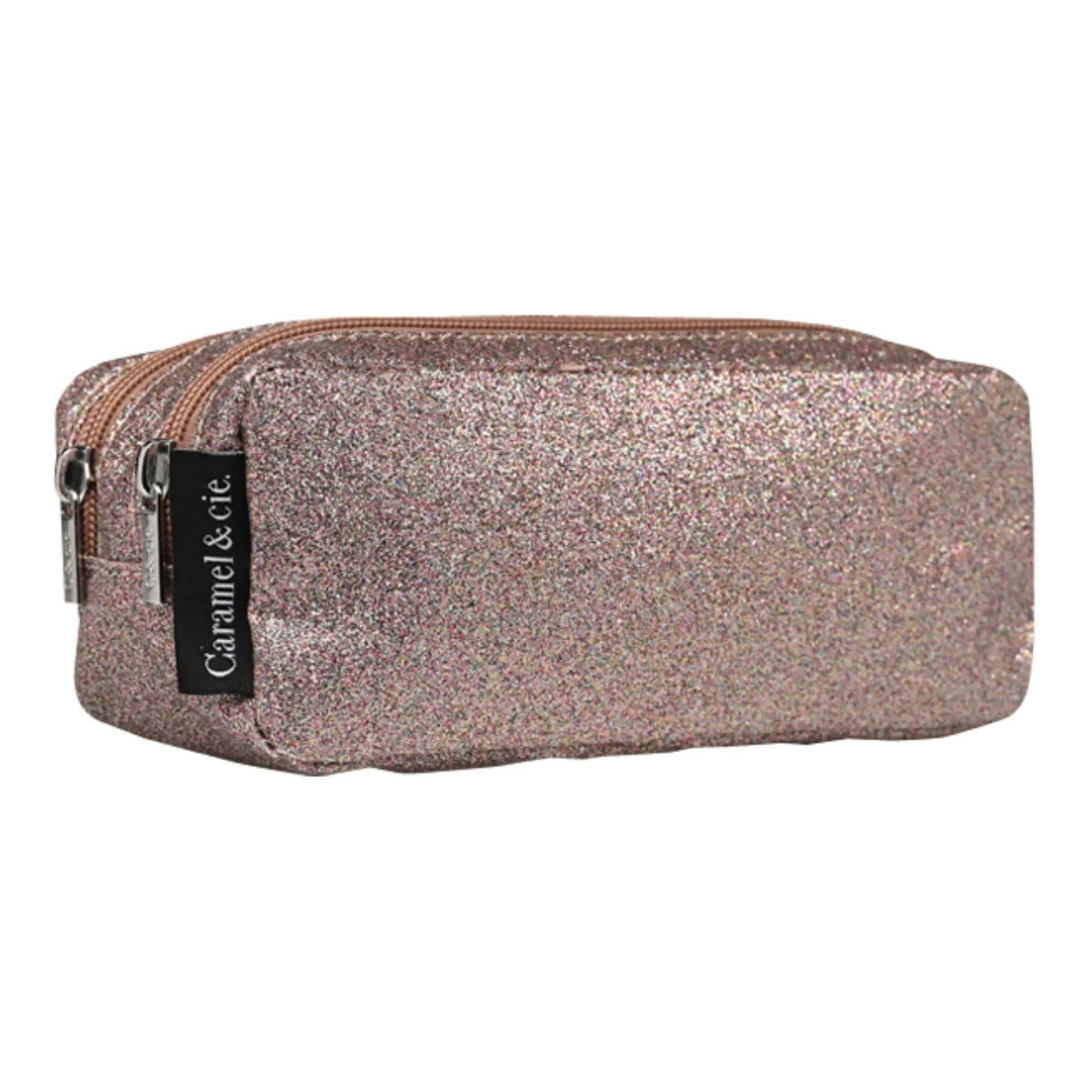 Caramel & Cie - Bolso con doble purpurina | Cobre rojo