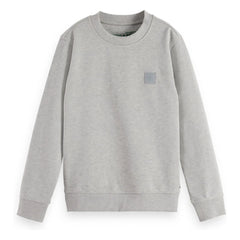 Scotch & Soda - Sudadera con parche del logo | Gris jaspeado